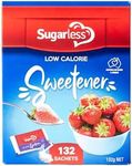 Sugarless Low Calorie Sweetener 132 Sachets