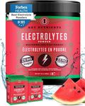 Key Nutrients Electrolytes Powder - 90 Servings - Refreshing Watermelon Electrolyte Drink Mix - No Sugar, No Calories, Gluten Free - Powder and Packets (20, 40 or 90 Servings)