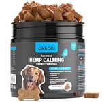 Hemp Calming Chews for Dogs Anxiety 150 pcs - Dog Anxiety Relief - Dog Calming Chews - Melatonin for Dogs - for Stress, Travel, Check-up, Barking or Grooming - Dog Calming Treats