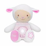 Chicco First Dreams Lullaby Plush Sheep, Soft Lullaby Sheep Plushie with Baby Night Light and Relaxing Music, Voice Recording and Sleep Sensor, Pink - Newborn Toys 0+ Months