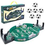 Mini Foosball Table Game for Kids,Football Table Game,Soccer Table Top Football Desktop Sport Foosball Game for Girl Boy, Indoor Outdoor Family Game for Adult Kid Birthday Gift (Blue)