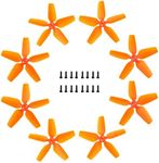 DJI Avata Drone Propellers Replacement for DJI Avata Drone Accessories w/Screws (Orange, 8 Pcs - 4 CW + 4 CCW)