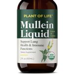 Mullein Extract Liqid by Plant of Life | Respiratory Support, Lungs, Clear Airways, Breathe | Vegan | 2oz/ 60mL'