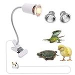 yanhe Tortoise Heat Lamp Basking Light for Aquarium Reptiles E27 UVA+UVB Heat Spotlight for Reptiles Aquarium Reptile Lizards Turtle Snakes 50W (White)