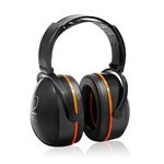 LYSIAN Foldable Noise Reduction Earmuffs, Hearing Protection Safety Ear Muffs for Shooting, Industry Workshop, Loud Security Events