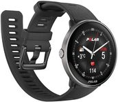 Polar Ignite 3 Series Titanium Fitness Tracking Smartwatch with AMOLED Display, GPS, Heart Rate Monitoring, Sleep Analysis, and Real-Time Voice Guidance; S-L, for Men or Women, Black Titanium