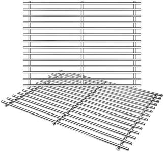 Bar.b.q.s 17" x 25" 51022 BBQ Barbecue Replacement Stainless Steel Cooking Grid Grates Parts Models for Great Outdoors, Charbroil, Grill Chef, Thermos 461262409, Vermont Castings Grills Models