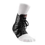 Mcdavid A101 - Ankle Brace Lace-Up w/Inserts, Maximum Strength Ankle Support to Help Prevent & Recover from Ankle Sprains