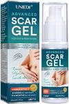Scar Gel, Scar Cream, Advanced Scar Gel for Old and New Scars, Scar Cream for Surgical Scars, C-Section, Keloid, and Stretch Marks, 50g