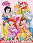 The Princess Colouring Book: With 100+ Beautiful and Unique Designs For All Fans. A Colouring Book for Children of all age To Color and Enjoy.