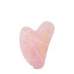 HOUSE OF BEAUTY Non Electric Rose Quartz Stone GuaSha Face Massager- Face,Eye, Neck, Foot Massage, Wrinkles For Women And Men
