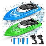 LIZHOUMIL 2-Pack RC Boats for Pools