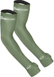 FARMER'S DEFENSE Gardening Arm Sleeves|UV Cooling Protective Sleeve Women & Men|Anti-Scratch Cover Sun UPF Outdoor Protection - Forest Green - L/XL