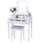 BEWISHOME Vanity Set with Lighted M