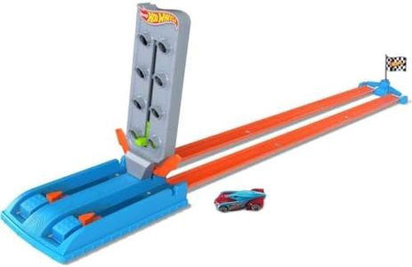 Hot Wheels Dragstrip Champion Pista Lanciatore, Playset per Macchinine con Veicolo Incluso, Gioco per Bambini di 4 + Anni, Multicolore, GBF82