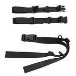 YQkangzhu 2 Pcs Adjustable Backpack Chest Straps, Heavy Duty Backpack Sternum Strap Belt with Quick Release Buckles, Universal ShoulderBag SchoolBag Rucksack Chest Strap for Hiking, Jogging, Camping