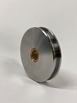 Auto Lift Parts Steel Cable Sheave 4" X 3/4" Center Hole for Surface Mount Lifts Including Benwil GPOA Series, American Lifts, Team Lifts, Gemini Lifts, Grand and New Grand Lifts