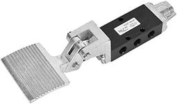 Pneumatic Valve, Pneumatic Valve 5 Way 2 Position Foot Pedal Valve 0.8Mpa Pneumatic Valve G1/4in Aluminum Alloy Foot Air Pressure Control Valve