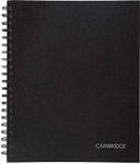 Cambridge Notebook, Hardcover, 8.5 x 11 inch, 96 Sheets, Black