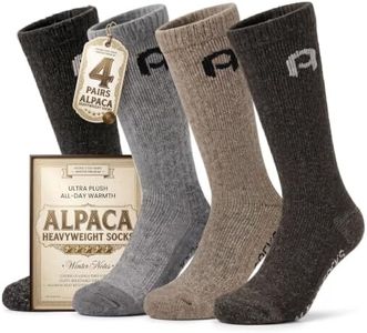 Alpacaparty Alpaca Socks for Men & Women Heavyweight Thermal Boot Socks