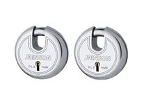 Jainson Locks D.L.S. Jama Disc Padlock (75 mm) - Pack of 2