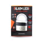 Blackstone Anti-Theft Loud 130db Alarm Padlock Weather Proof Heavy Duty Multi Purpose (10mm Shackle)