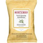 Burt's Bees Puryifying facial towelettes with White Tea Extract all skin types, 30 Count