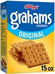 Kellogg's Grahams Crackers, Original, Easy Snacks, 15oz Box