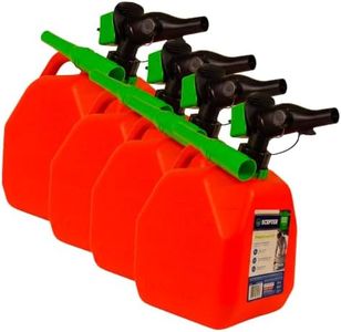 Scepter 2G Gas Can, Spill Proof SmartControl Spout, Spout Extender, 4-Pack