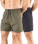 Gaglg Men's 5" Running Shorts 2 Pac