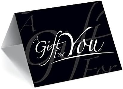 Gift Card Presenters (Black - Italic) 500 Pack