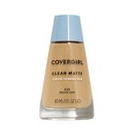 COVERGIRL Clean Matte Liquid Foundation 535 Medium Light, 1 oz