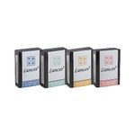 LANCER Premium Plastic Playing Cards (Set of 4), Bridge Size, Multicolor Cards Packed in an Individual Container, Cards for All Ages Used for Card Games, Poker and Rummy