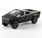 ARNIYAVALA 1:24 Scale Big Tesla Cybertruck Model Diecast Metal Pullback Toy Car With Openable Doors & Light, Music Boys Car For Kids Best Toys Gifts Toys For Kids (Balck), Multicolor