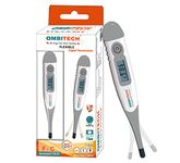 AmbiTech Soft & Flexible Digital Thermometer with One Touch Operation for Child and Adult Oral or Underarm Use |Made in India|1 Year Warranty