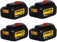 4 Pack 18V 5.0Ah Replacement Batter