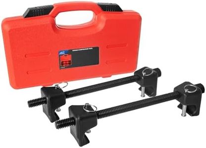 SIXIWANZI Macpherson Strut Spring Compressor Tool, 2PCS Heavy Duty Coil Spring Compressor Tool for Safe and Easy Compression