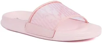 Juicy Couture Womens Wryter Womens Slide Sandals, Beach Sandals for women, Flip Flops Sandals, Pool Slides Shoes, Size 7 Blush