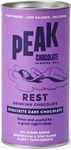 Peak Rest Hot Chocolate, Drinking Dark Chocolate, Sugar Free, 300g, 20 Serves, Keto-Friendly, Diabetic Cocoa powder to Help you Rest and Sleep