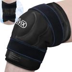 REVIX 20'' XXXL Reusable Ice Knee Wrap for Discomfort Reduction, Cold Therapy Gel Pack for Knee, Back, Shoulder Relaxation and Post-Workout Recovery, Soft Plush Lining Cold Pack
