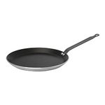 De Buyer Choc Nonstick Crepe & Tortilla Pan - 12” - Ideal for Making & Reheating Crepes, Tortillas & Pancakes - 5-Layer PTFE Coating - PFOA Free - Made in France