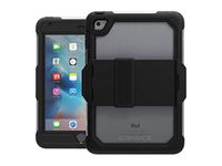 Griffin, iPad Mini 4 Rugged Case, Survivor Extreme with Stand, 10ft Drop Protection, Black/Clear