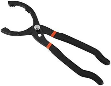 12" Adjustable Oil Filter Plier, 3 positions.Oil Filter Wrench Adjustable Oil Filter Removal Tool For Engine Filters, Conduit, Fittings. Anti-slip grip