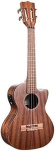 Kala KA-SMHTE-C Solid Mahogany Cutaway Electric Tenor Ukulele