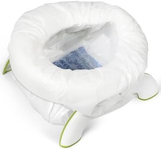 80 Count Potty Liners with 600ml Super Absorbent Pads, Disposable Potty Bags for Potty Training Toddlers, Portable Toilet Liners Compatible with OXO Tot 2-1 Go Potty & Most Potty Chairs, Seat