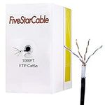 FiveStarCable 1000Ft Cat5e FTP 24AW
