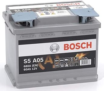 Bosch S5A05 - Batterie Auto - 60A/h - 680A - Technologie AGM - adaptée aux Véhicules avec Start/Stop