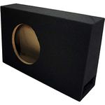 American Sound Connection Single 10" Subwoofer Standard Cab Truck Ported Stereo Sub Box Enclosure