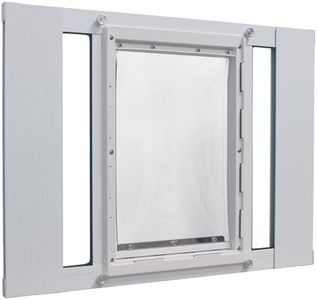 Ideal Pet Products 27SWDXL Aluminum Sash Window Pet Door, X-Large/10.5" x 15", White