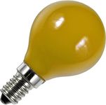 Schiefer L147215004 1w LED Golf ball low energy light bulb SES E14 small screw cap YELLOW